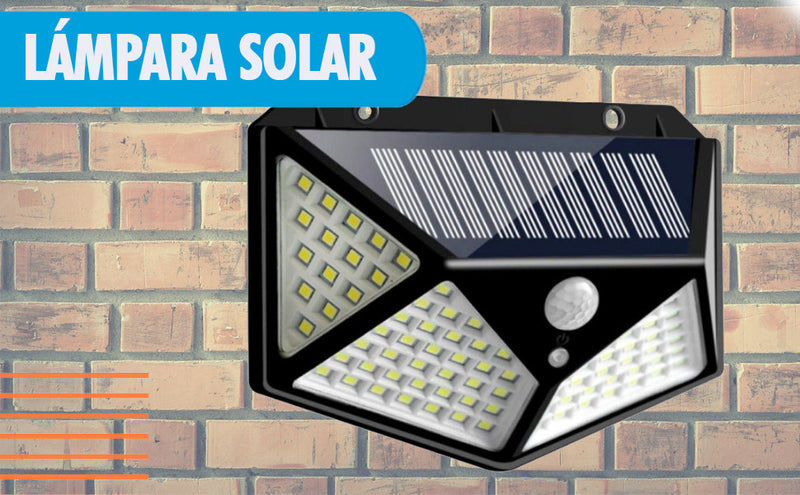 LAMPARA SOLAR 100LED